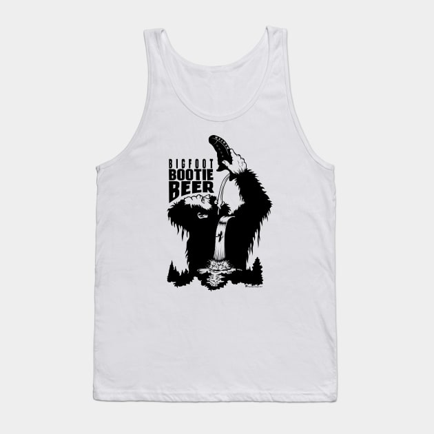 Bigfoot Bootie Beer Waterfall Tank Top by OutdoorMayhem